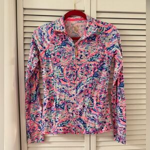 Lilly Pulitzer Luxletic weekender zip up sweater
La Playa XS